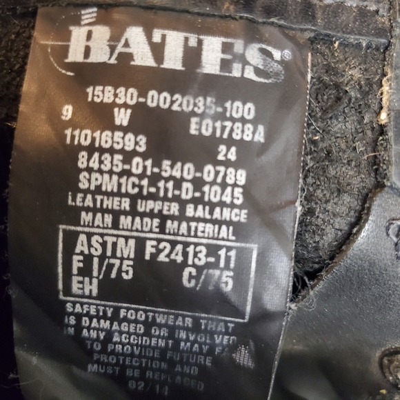 Bates US Navy Womens Steel Toe Work Boots - Picture 7 of 7